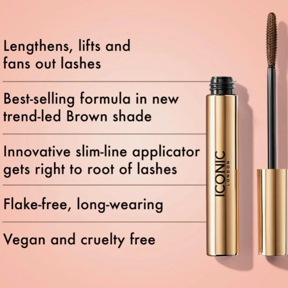 Iconic London Triple Threat Mascara Brown
